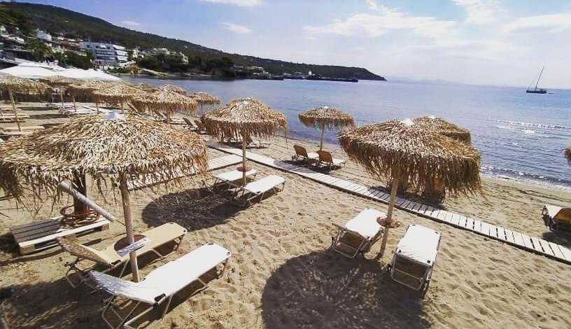 Παραθαλασσιο Στουντιο Μιχαλιας Sea View Studio Michalias Νουμερο 8 Agia Marina  Esterno foto