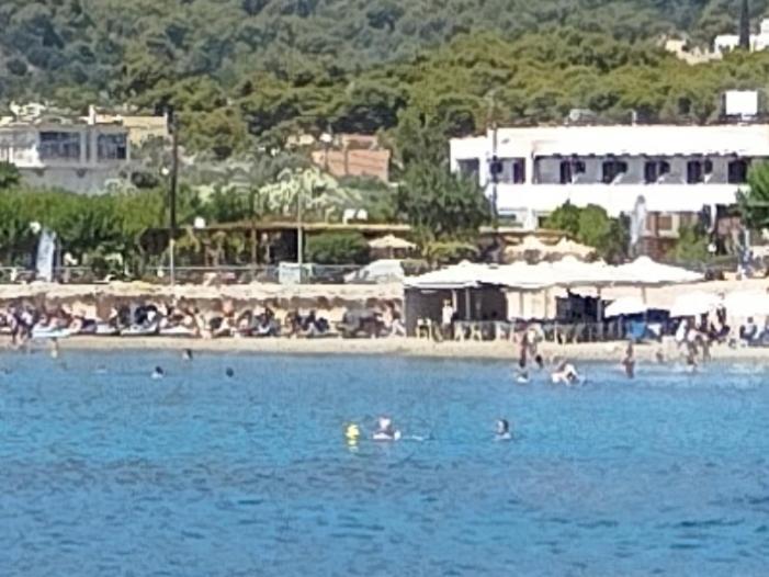 Παραθαλασσιο Στουντιο Μιχαλιας Sea View Studio Michalias Νουμερο 8 Agia Marina  Esterno foto