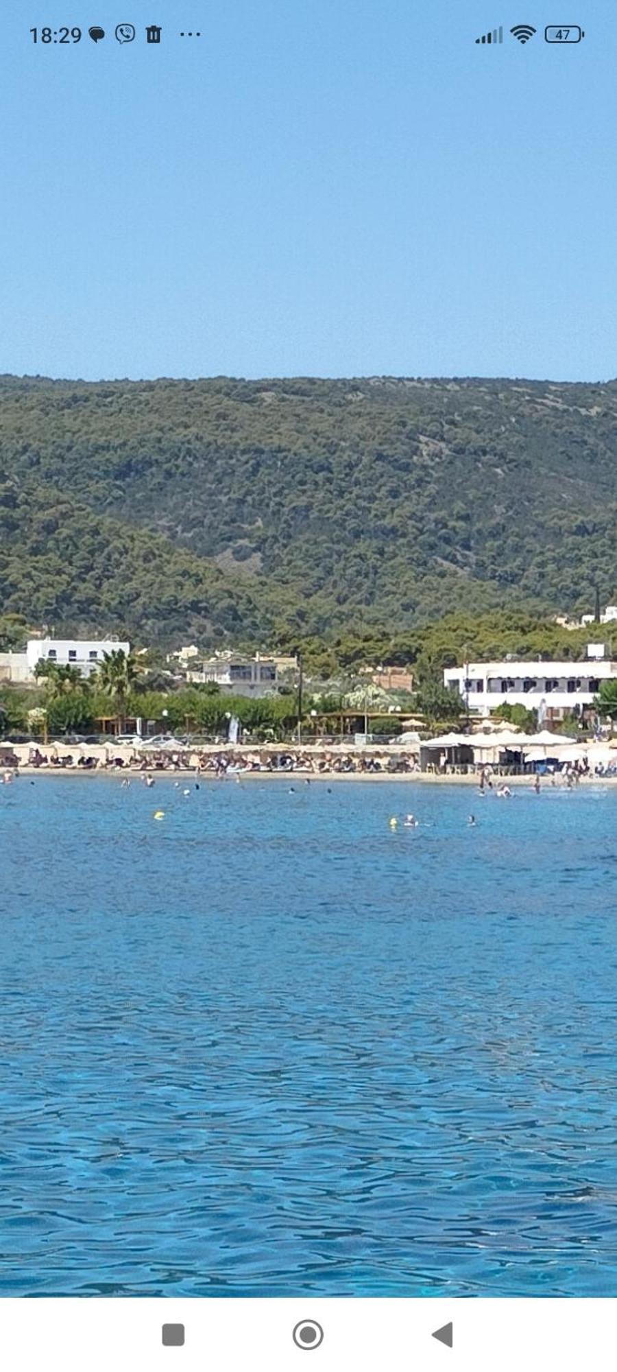 Παραθαλασσιο Στουντιο Μιχαλιας Sea View Studio Michalias Νουμερο 8 Agia Marina  Esterno foto